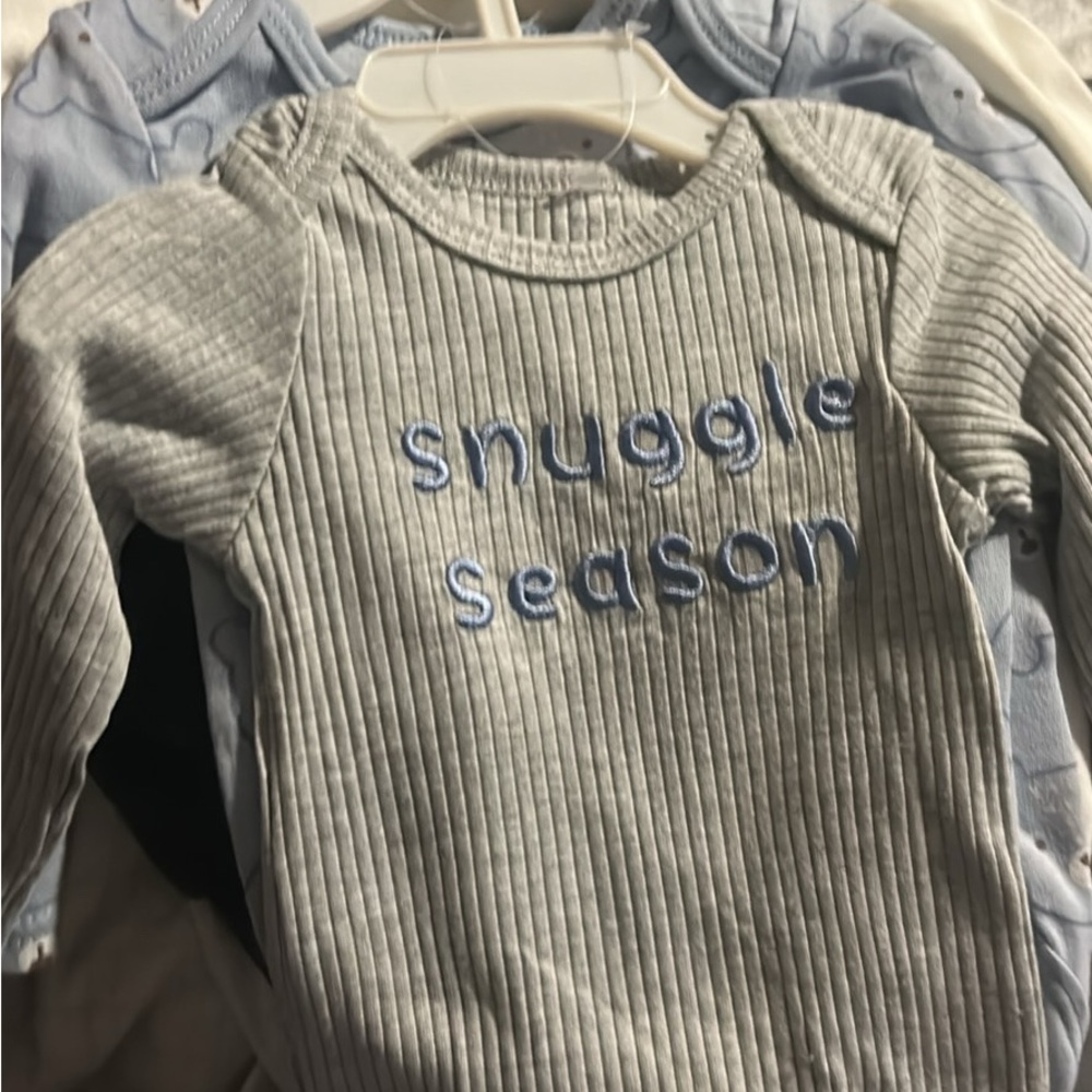 Gray Snuggle Season Bodysuit